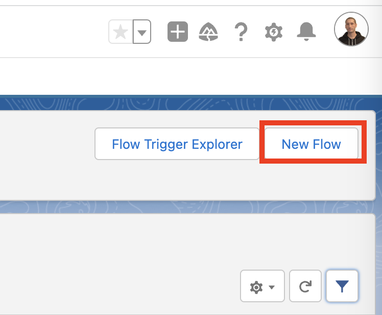 module6 new flow button