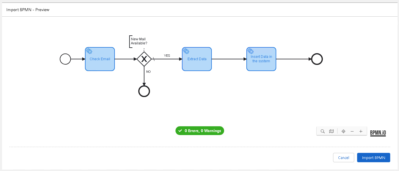 module01 lab01 rpa import bpmn preview