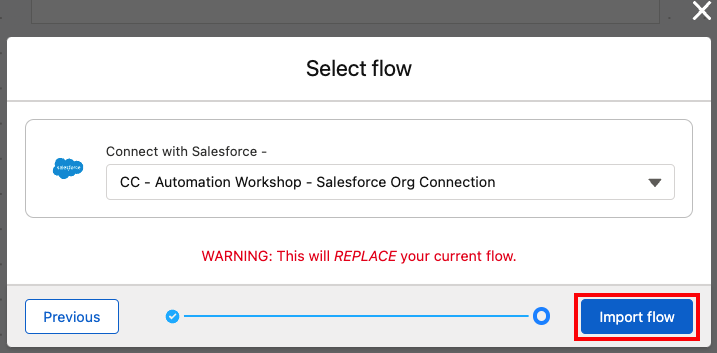 module4 lab04 import flow btn