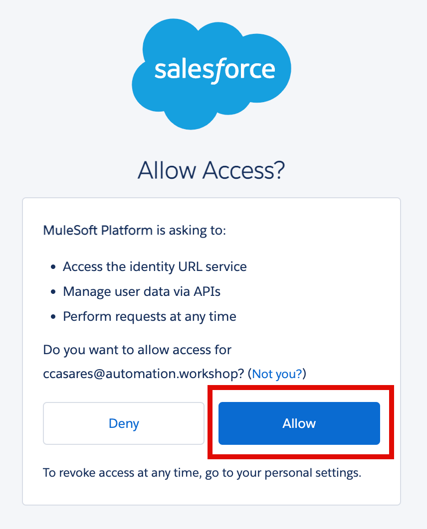module4 lab04 sfdc allow