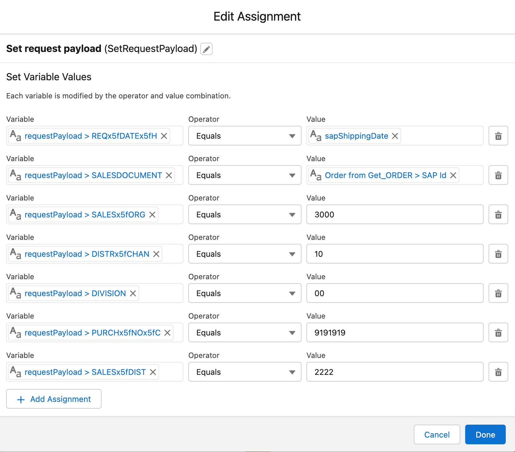 module6 auto flow assignment conf