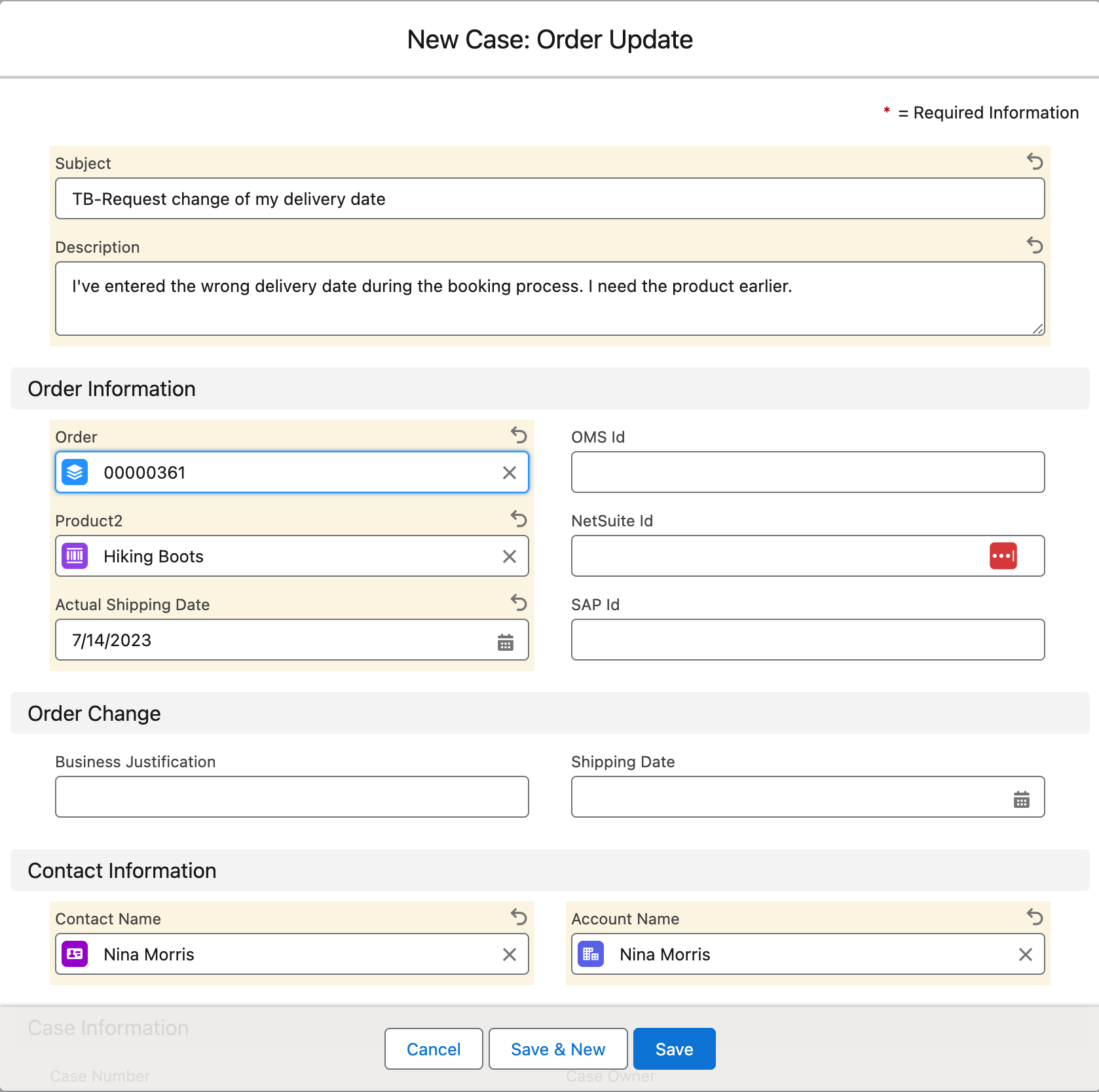 module6 case creation subject desc