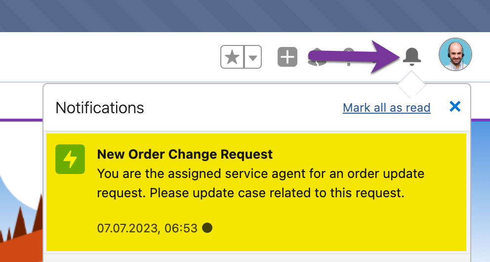 module6 click notification bell Icon SA