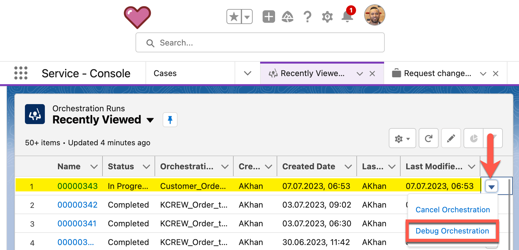 module6 context debugview
