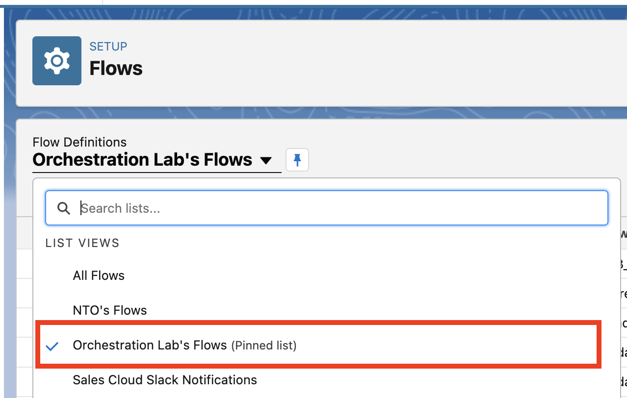 module6 flow lab list view