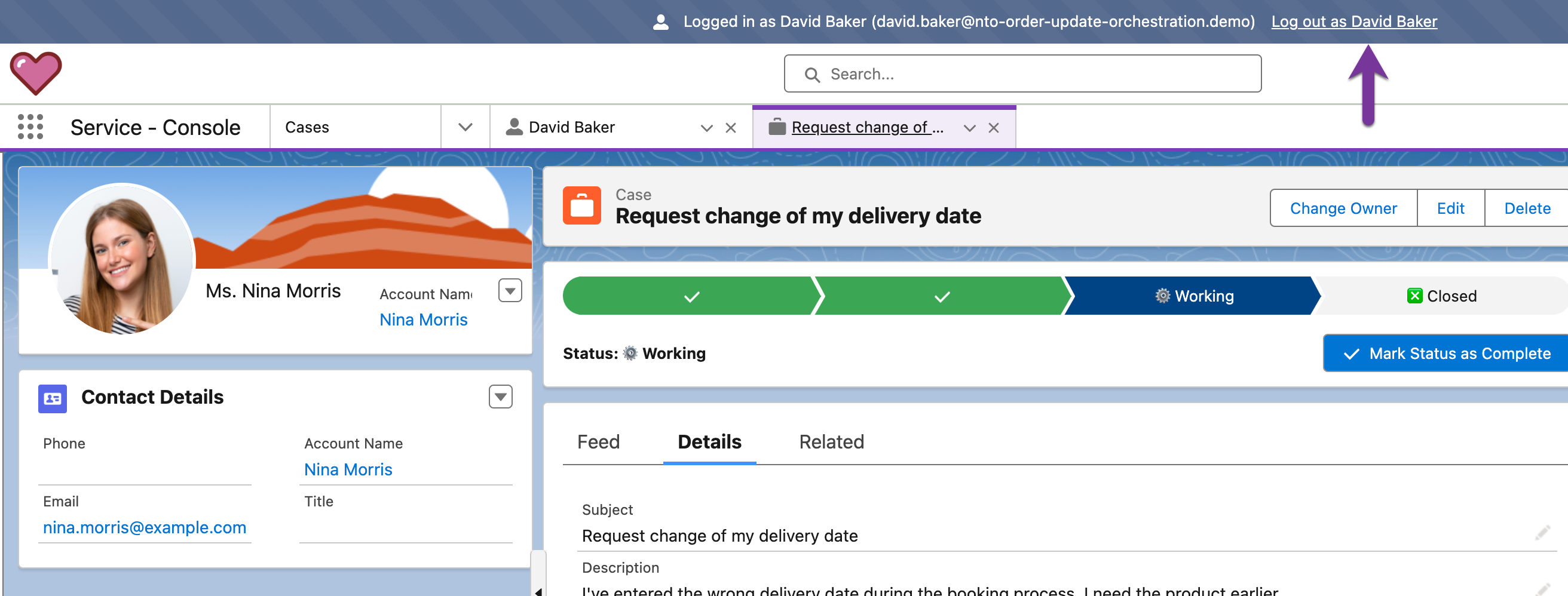 module6 logout david