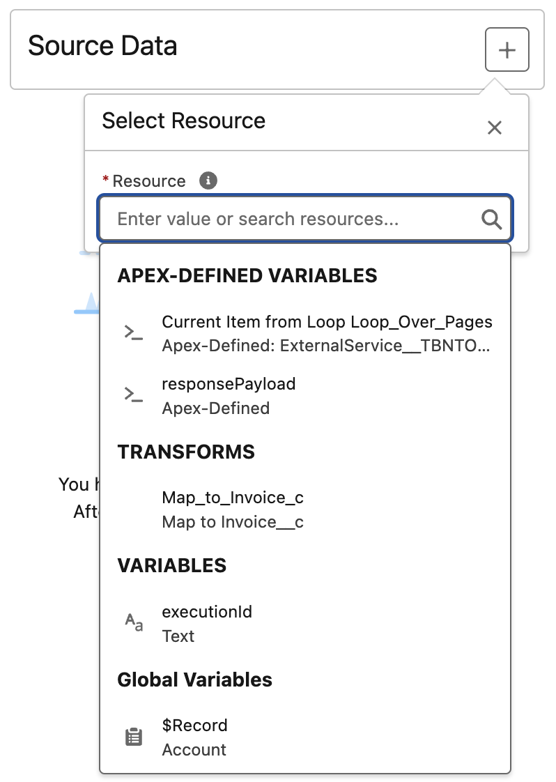 module g  add source data acc