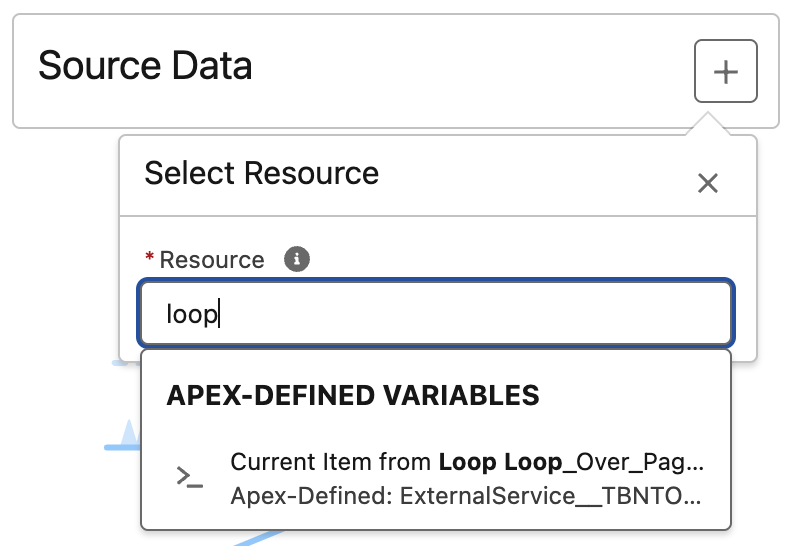 module g  add source data page