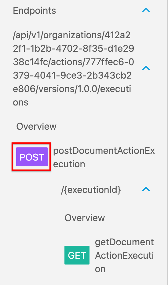 module g  doc act endpoints post