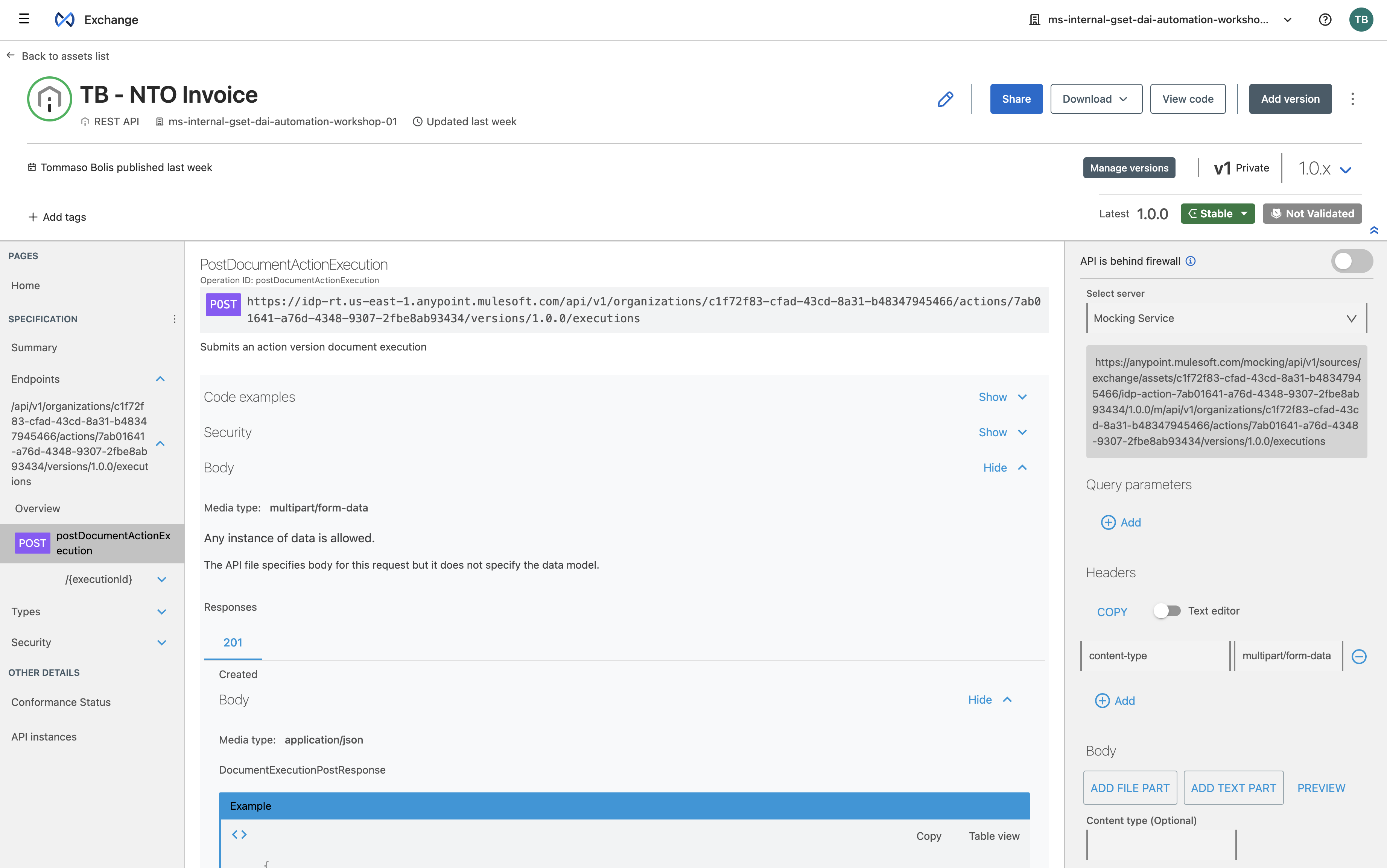 module g  exchange doc act asset