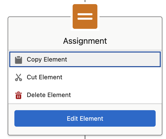 module g  flow edit ass element