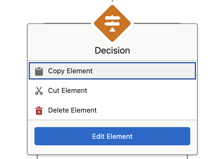 module g  flow edit dec element