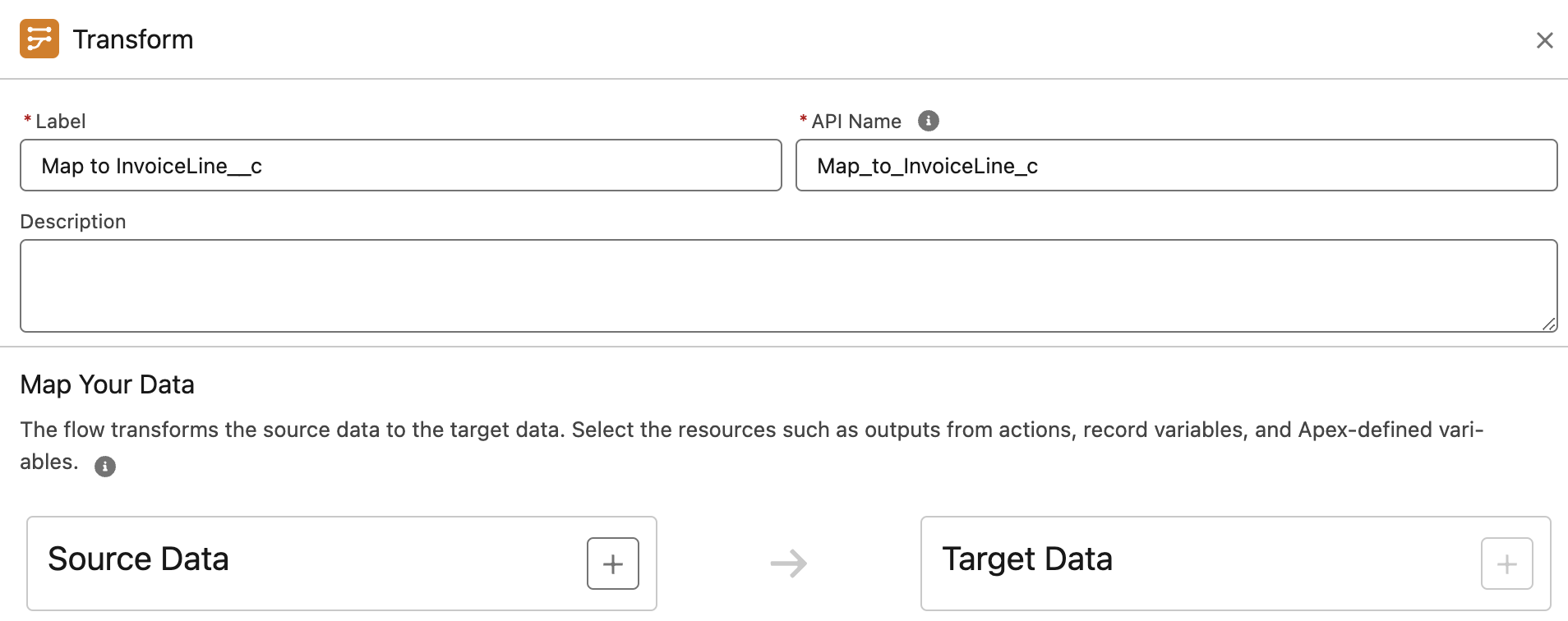 module g  flow transf invitems config