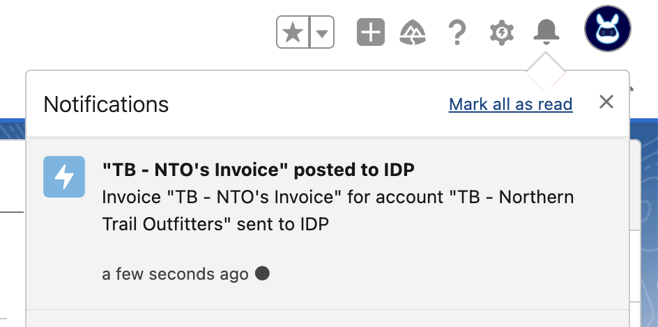 module g  invk flow test notif sent to idp