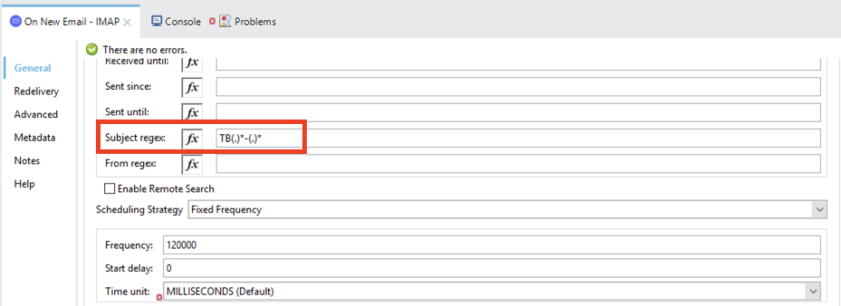 module g  on new mail config