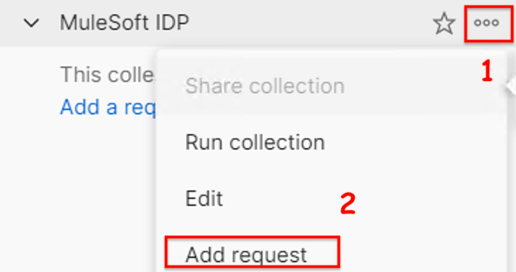 module g  postman add req to coll
