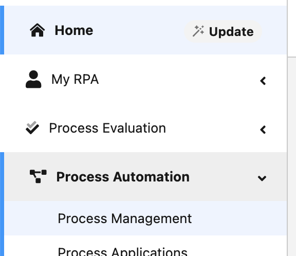 module g  rpa man prc aut menu