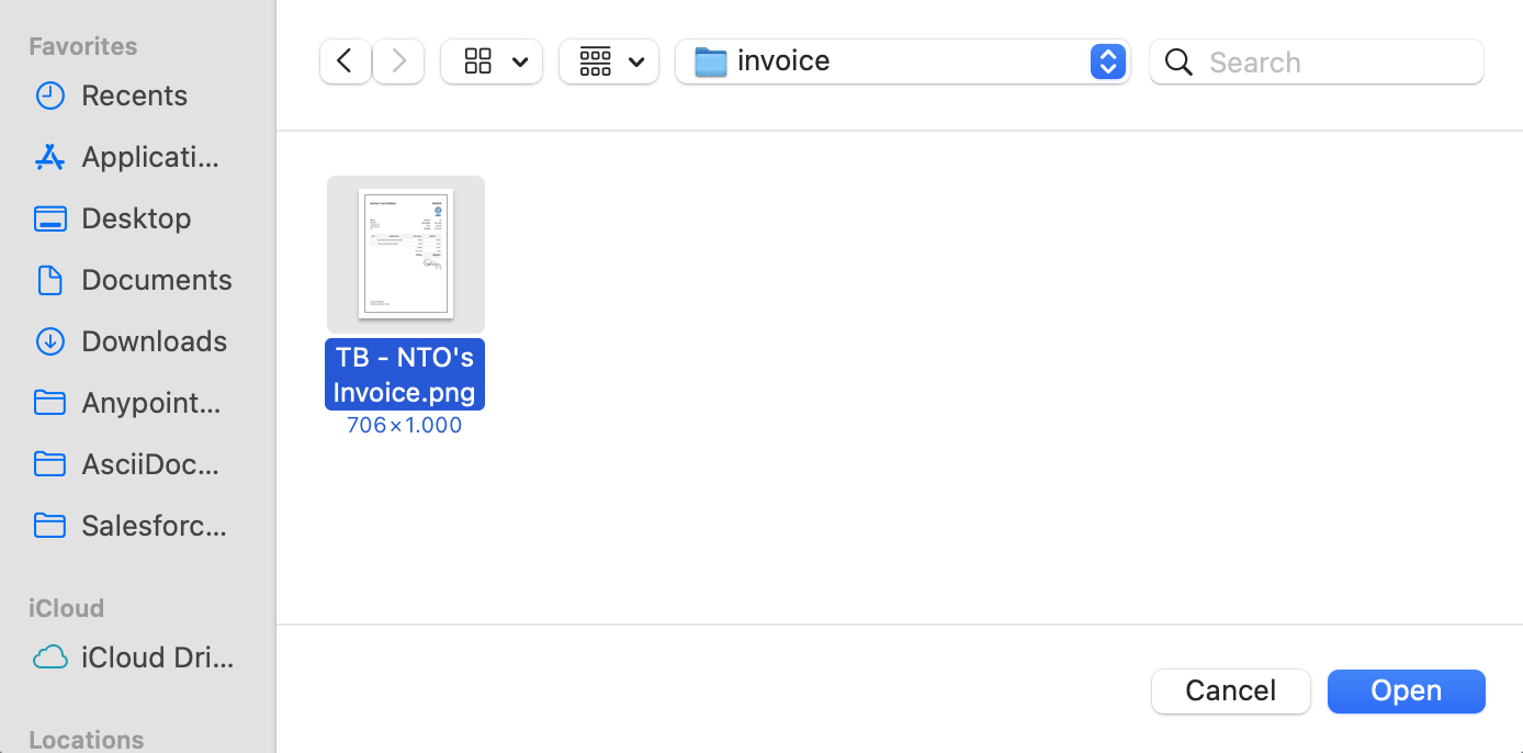 module g  select file modal